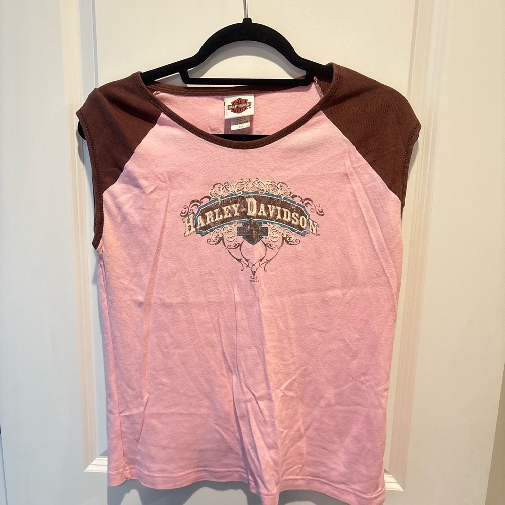 Harley-Davidson Tank in Pink and Brown